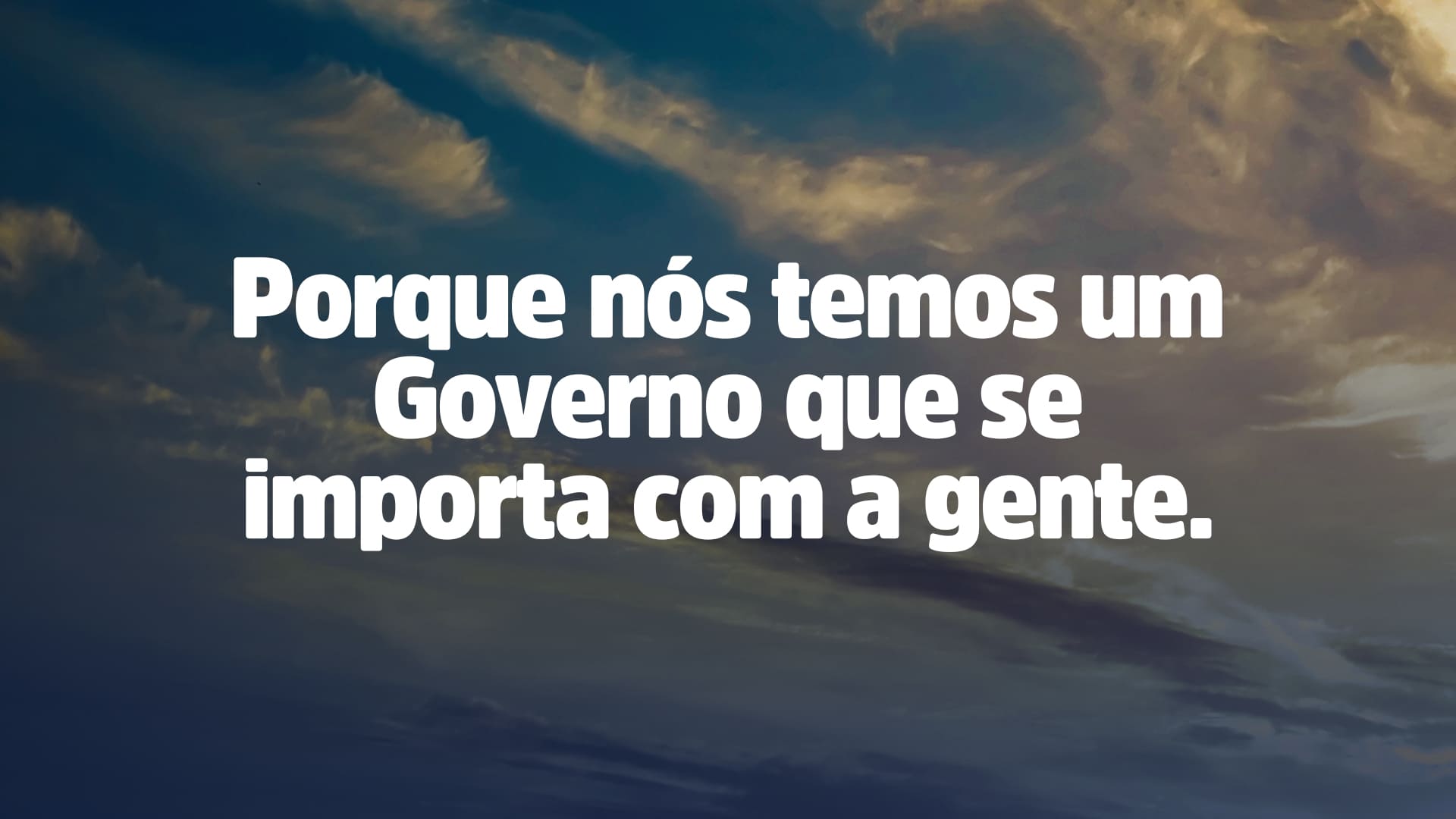 Mensagem do Governo